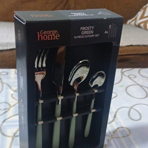 George home frosty green 16pc - george,