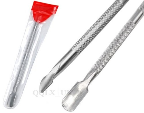 Cuticle nail pusher spoon - pusher,