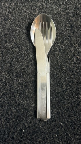 Stainless steel camping - 4-in-1,