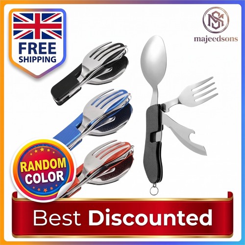 Folding camping cutlery - 4,