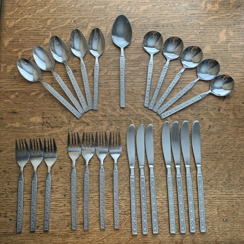 Stainless steel cutlery bundle - steel,