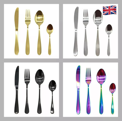 Pieces stainless cutlery - 24,
