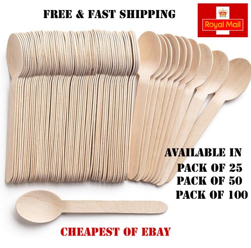 New 16cm wooden spoon - wooden,
