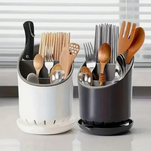 Plastic cutlery drainer holder - drainer,