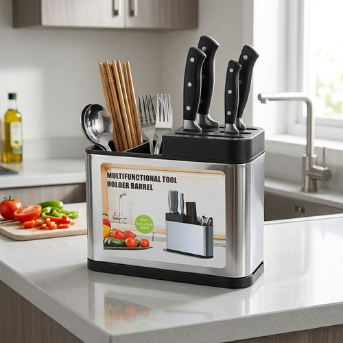 Kitchen knife block holder - kitchen,